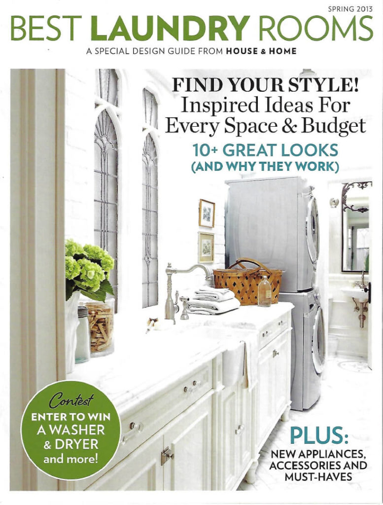 House & Home, Spring 2013, Laundry Guide cover
